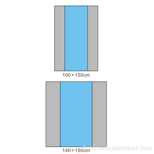 Drap chirurgical de couverture de table d&#39;instruments durable solide